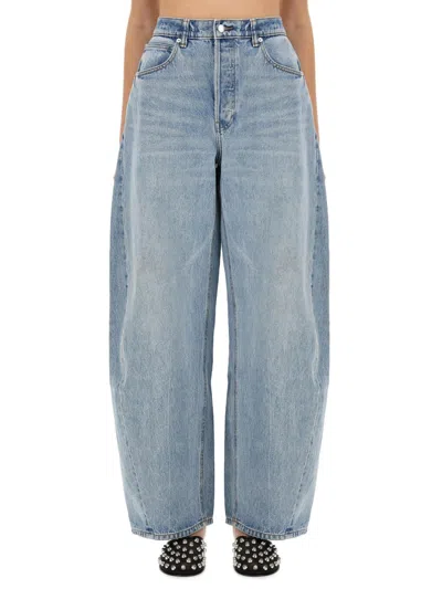 Alexander Wang Float Denim Jeans In Blue