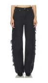 Alexander Wang Float Wide Leg In Black