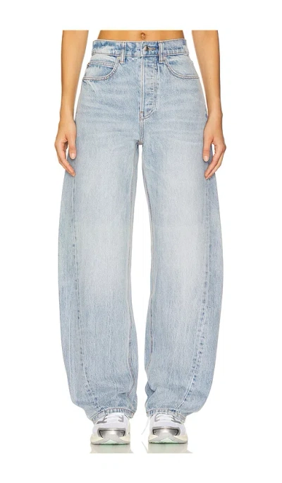 Alexander Wang Float Mid Rise Jean In Blue