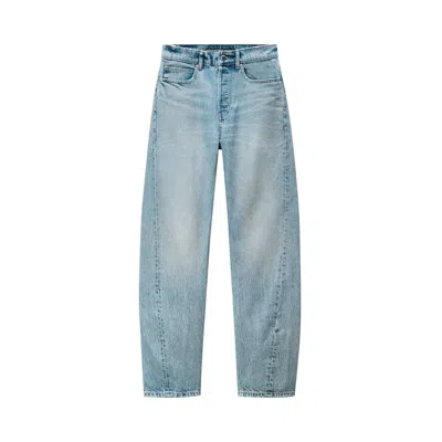 Pre-owned Alexander Wang Float Mid Rise Jean 'vintage Bleach Blue' | Women's Size 25
