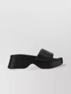 Alexander Wang Float Mules With Platform Sole And Squared Toe In Black