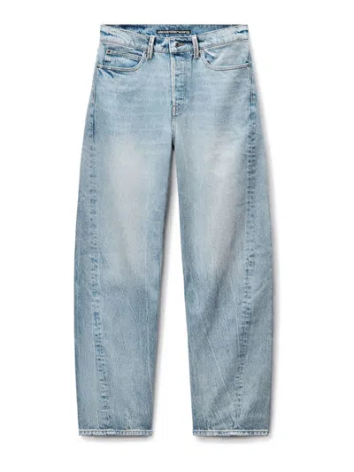 Alexander Wang Float Relaxed Fit And Mid-rise Jeans Clothing In Blue