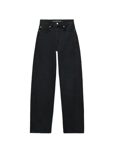 Alexander Wang Float Relaxed Jeans In Black