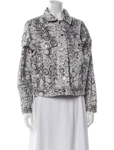 Pre-owned Alexander Wang Floral Print Evening Jacket In Multi