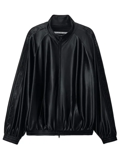 Alexander Wang Giacca Da Tuta Con Inserto Del Logo In Rilievo In Black