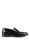 Alexander Wang Glossy Black Loafers With Decorative Strap And Elegant Silhouette In Black