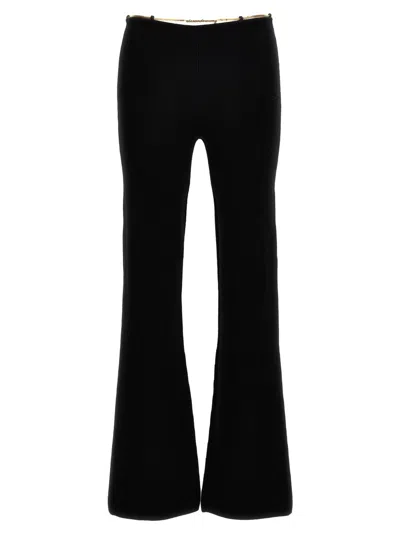 ALEXANDER WANG ALEXANDER WANG 'GOLD NAMEPLATE CHAIN' PANTS