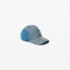 Alexander Wang Gradient Reflective Sport Cap In Blue