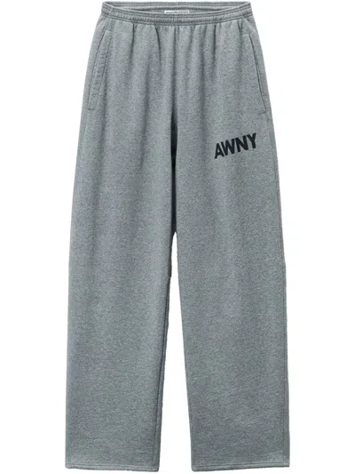 Alexander Wang Graphic Articulated Trousers In Grey