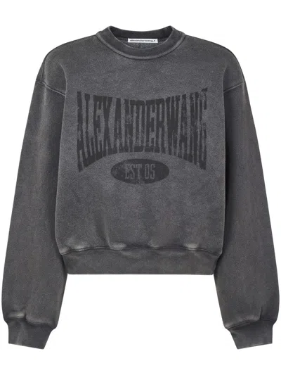 ALEXANDER WANG GRAPHIC CREWNECK SWEATSHIRT