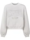 Alexander Wang Graphic Crewneck Sweatshirt In White