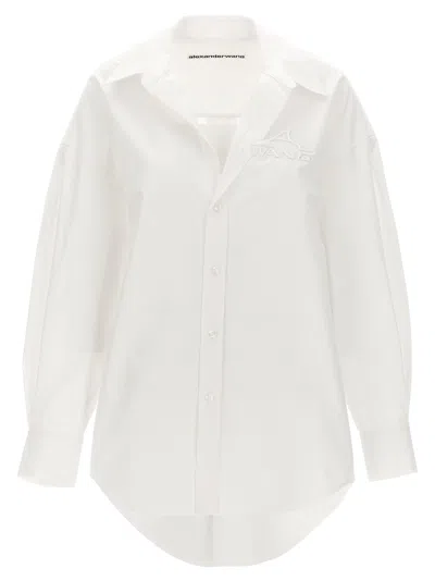 Alexander Wang Graphic Embroidery Shirt And Blouse In White