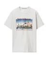 Alexander Wang Graphic-print Cotton T-shirt In Gray
