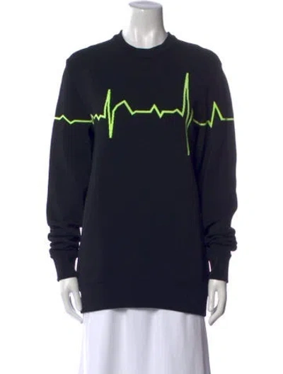 Pre-owned Alexander Wang Graphic Print Crew Neck Sweater In Multi