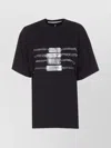 Alexander Wang Women Short Sleeve Chain Graphic T-shirt In Black