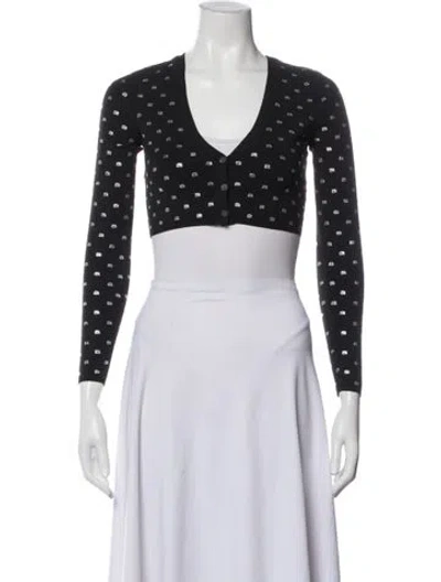 Pre-owned Alexander Wang Graphic Print Jacket In Black