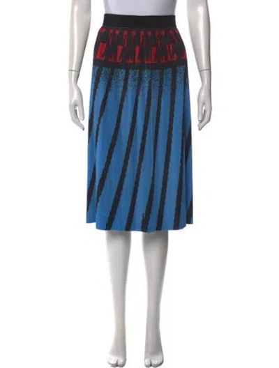 Pre-owned Alexander Wang Graphic Print Midi Length Skirt In Multi