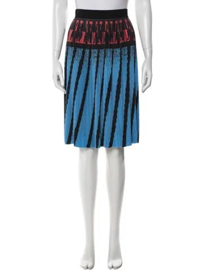 Pre-owned Alexander Wang Graphic Print Midi Length Skirt W/ Tags In Multi