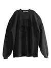 Alexander Wang Graphic-print Sweatshirt In Black