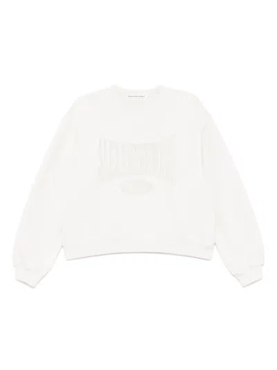 Alexander Wang Graphic-print Sweatshirt In Grey