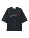 Alexander Wang T-shirt Mit Grafischem Print In Black