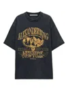 Alexander Wang T-shirt Mit Grafischem Print In Black