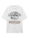 Alexander Wang T-shirt Mit Grafischem Print In White