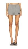 Alexander Wang Graphic Running Short In Grey
