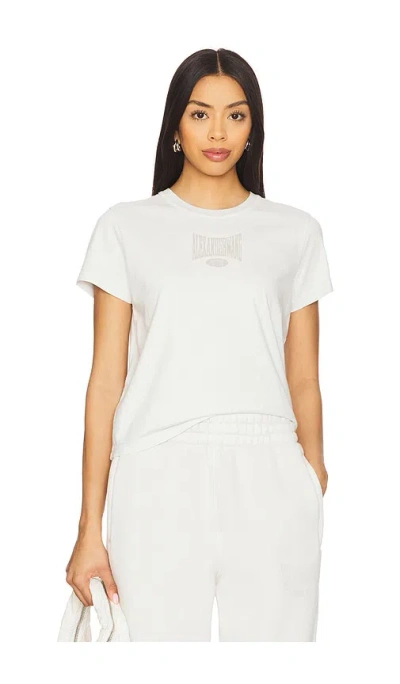 Alexander Wang Graphic Shrunken Tee In White