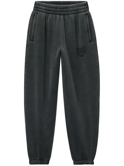 Alexander Wang Graphic Track Pants In Black