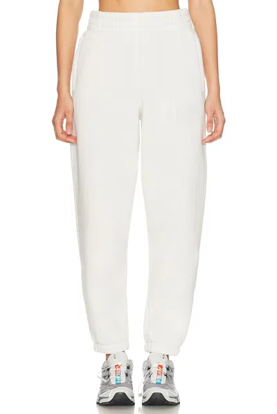 Alexander Wang Graphic Sweatpant In Dirty White