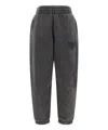Alexander Wang Graphic Sweatpants In Black