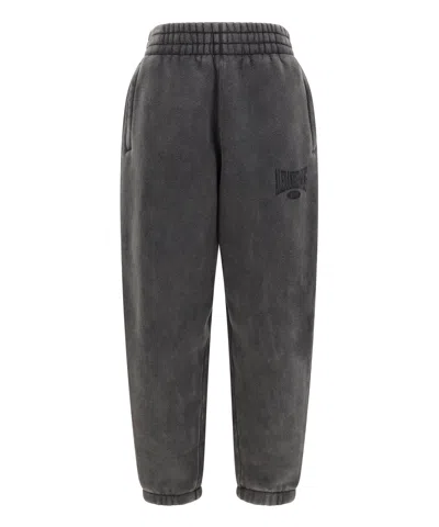 Alexander Wang Graphic Sweatpants In Faded Black