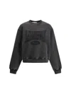 Alexander Wang Graphic Sweatshirt In Black