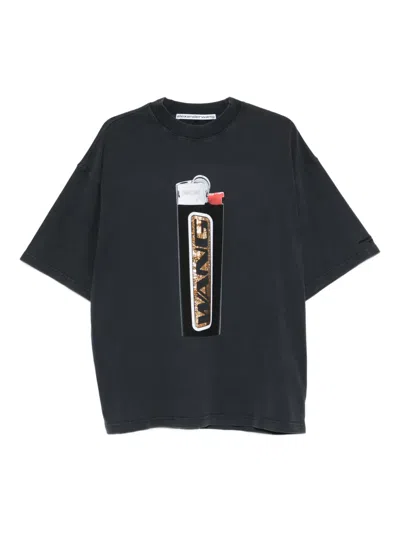 Alexander Wang Graphic T-shirt In Black