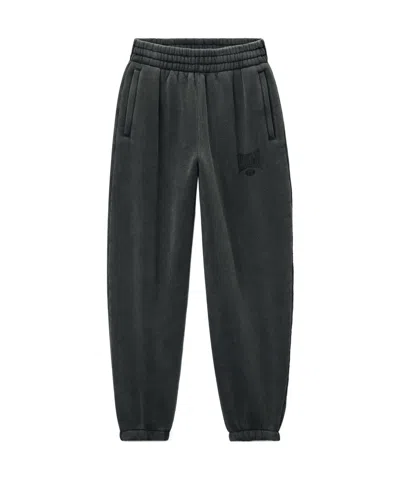 Alexander Wang Graphic Track Pants In Black