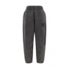 Alexander Wang Logo Print Sweatpants In Grey