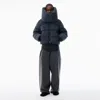 Alexander Wang Graphite Matte Nylon Puffer Jacket