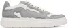 Alexander Wang Puff Pebble Leather Sneakers In Grey Multi