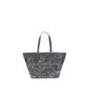 Alexander Wang Gray Leather Shoulder Bag In Multi