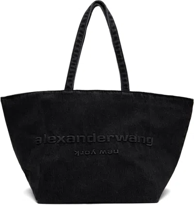 Alexander Wang Gray Punch Tote In Grey Aged