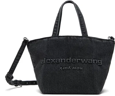 Alexander Wang Gray Small Punch Tote In Grey Aged