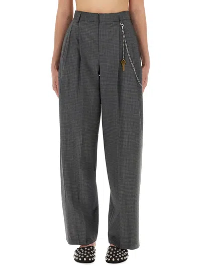 ALEXANDER WANG ALEXANDER WANG GRAY WOOL BLEND PANTS