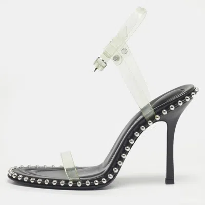 Alexander Wang Green Pvc Nova Ankle Strap Sandals