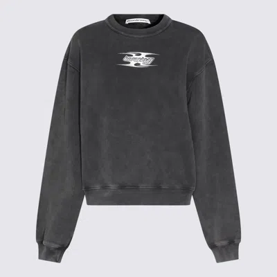 ALEXANDER WANG ALEXANDER WANG GREY COTTON SWEATSHIRT
