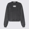 Alexander Wang Crewneck Sweatshirt In Washed Cedar
