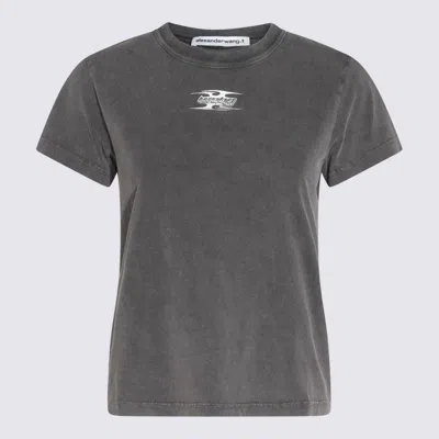 ALEXANDER WANG ALEXANDER WANG GREY COTTON T-SHIRT