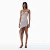 Alexander Wang Grey Jersey Dress With Key Hardware