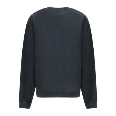 Alexander Wang Women Reflective Halo Print Logo Long-sleeve T-shirt In Gray