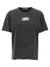 Alexander Wang Dark Grey Cotton T-shirt In Grey